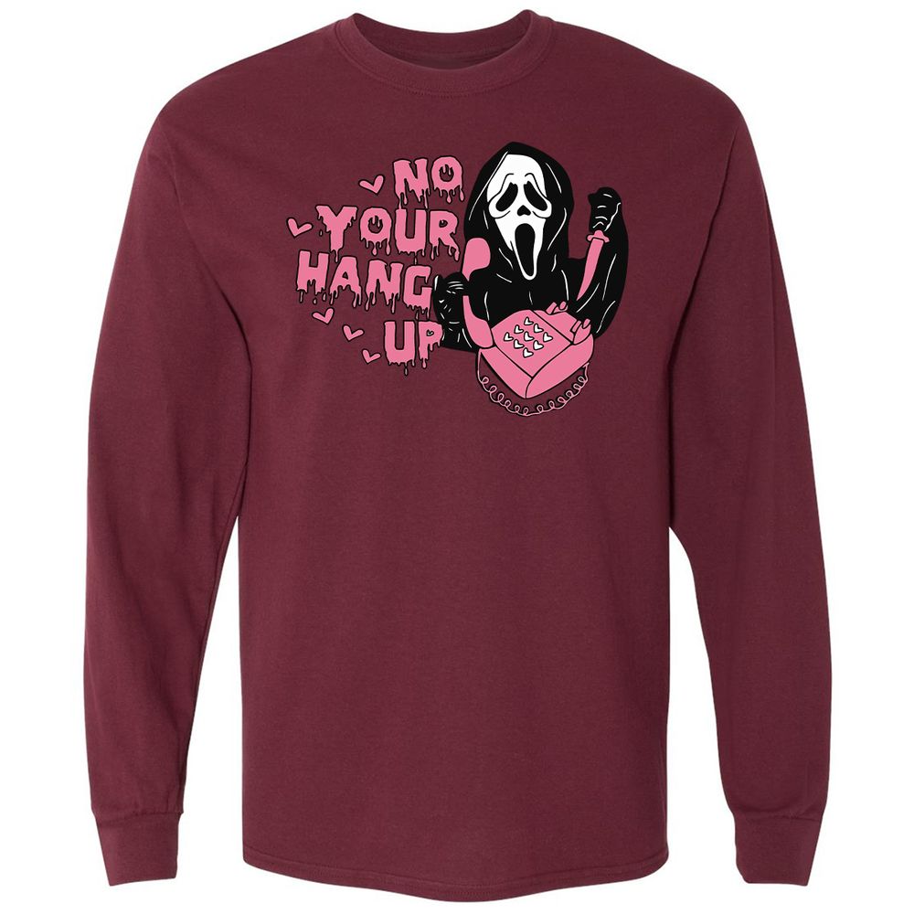 Long Sleeve T-Shirt - 51CAA9CB - Maroon - 11