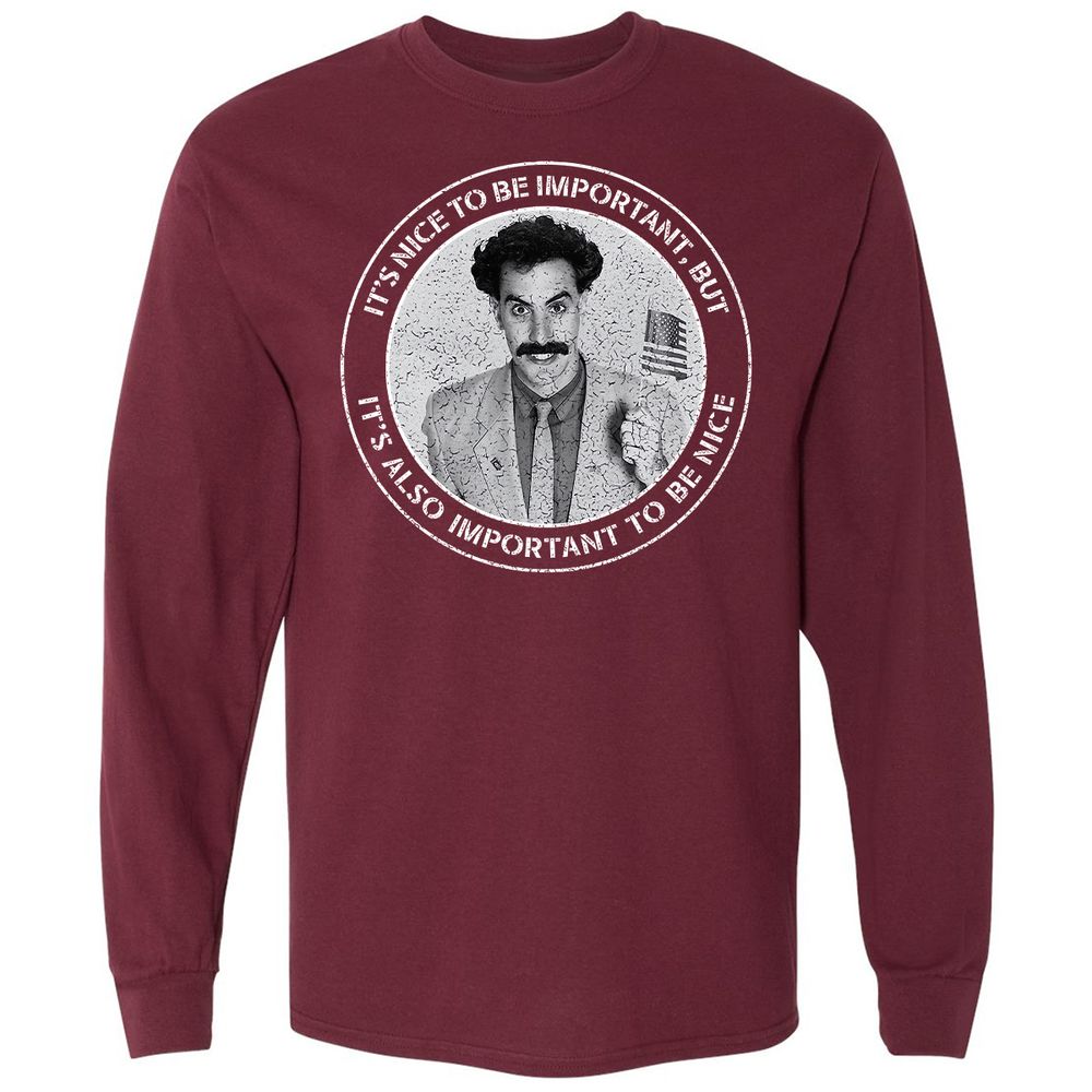Long Sleeve T-Shirt - PYGTDRTT - Maroon - 11