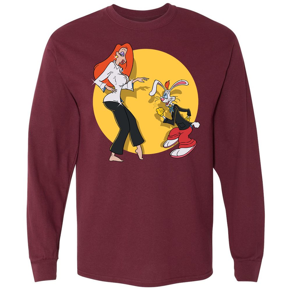 Long Sleeve T-Shirt - PH9GR7LY - Maroon - 11