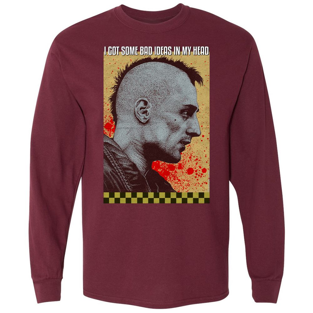 Long Sleeve T-Shirt - J2MVB5M2 - Maroon - 11