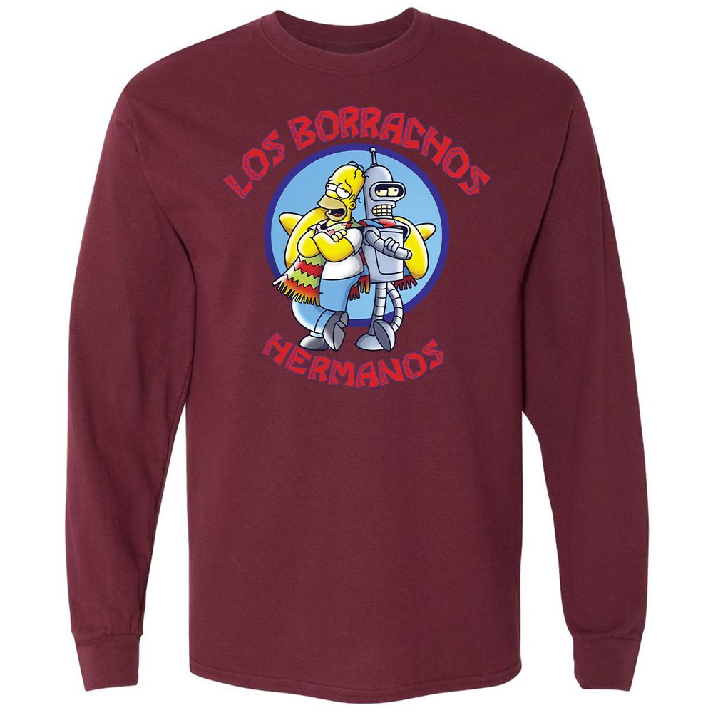 Long Sleeve T-Shirt - W6BYLLCC - Maroon - 11