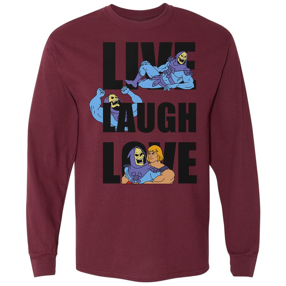 Long Sleeve T-Shirt - VQFB7XNY - Maroon - 11