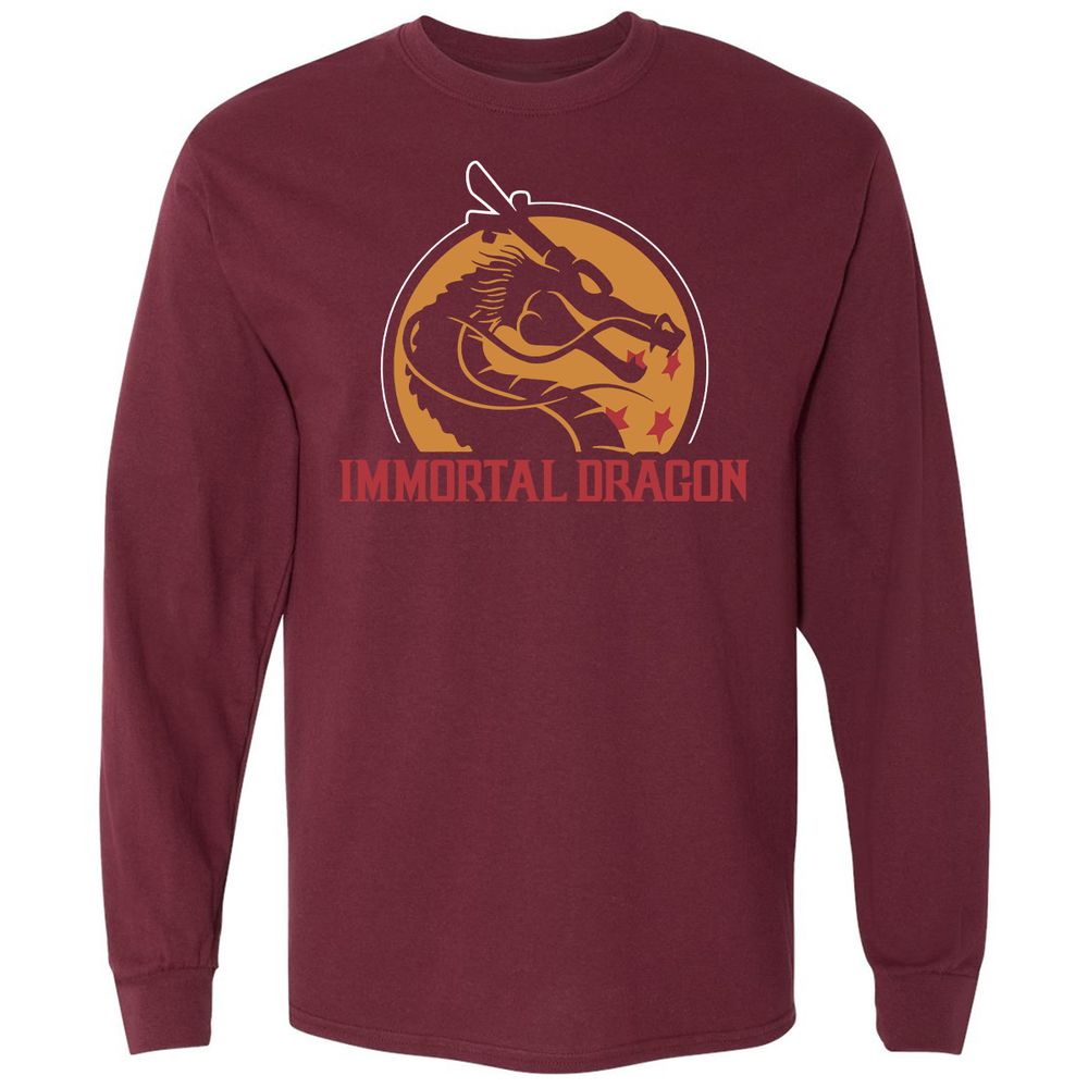 Long Sleeve T-Shirt - UTZX6CAD - Maroon - 11