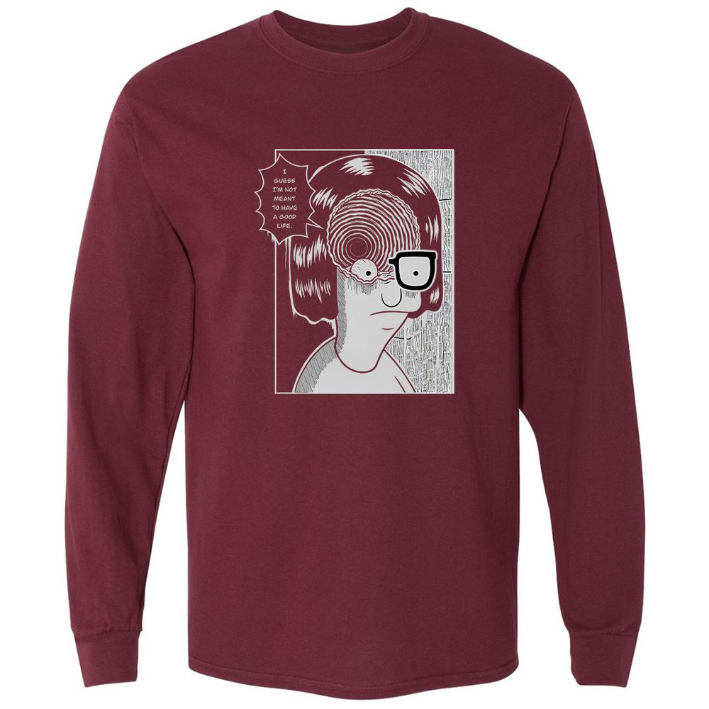 Long Sleeve T-Shirt - S4AASZAW - Maroon - 11