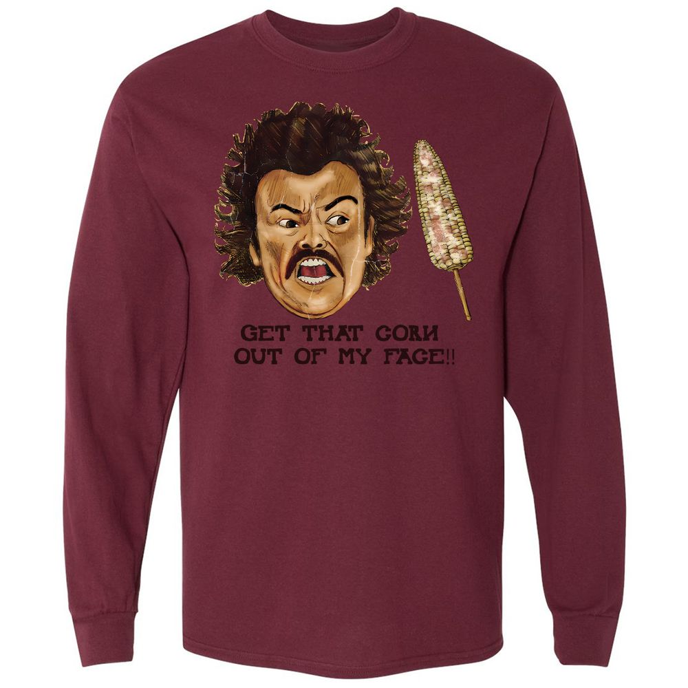 Long Sleeve T-Shirt - UU3RSUU9 - Maroon - 11