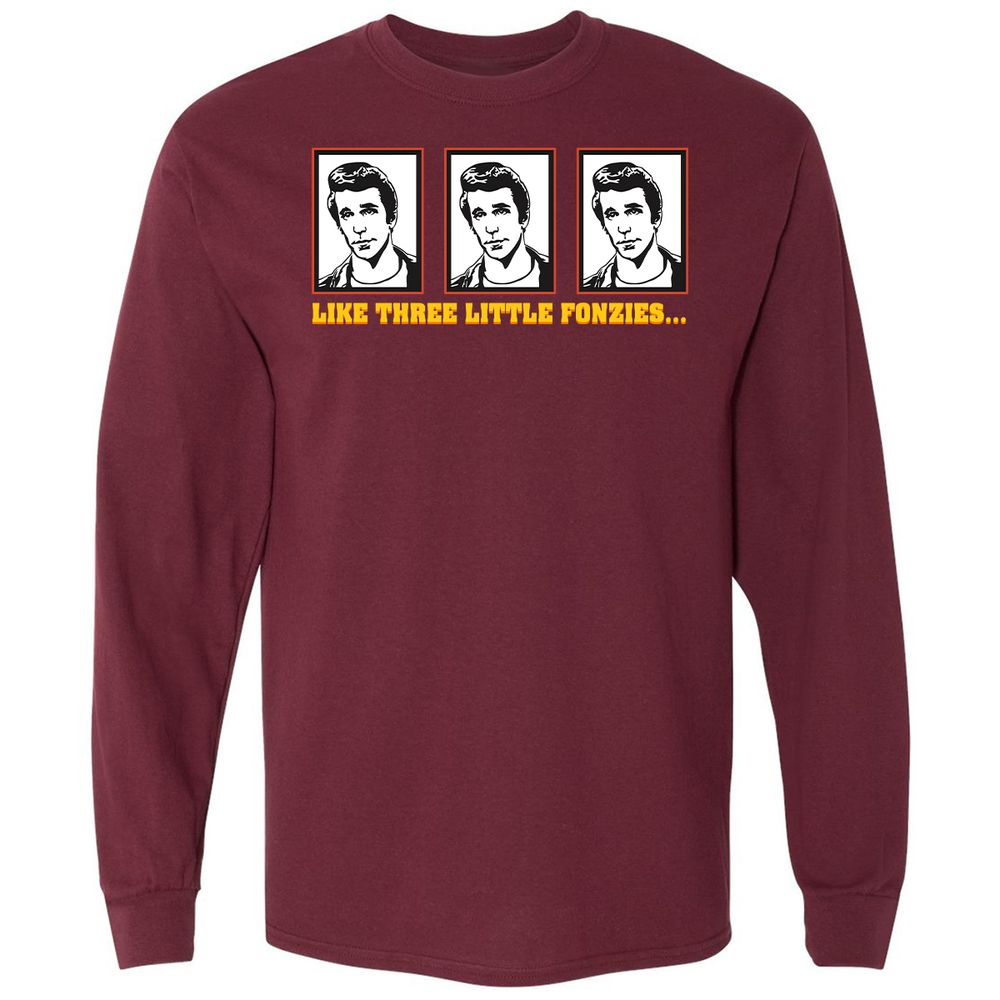 Long Sleeve T-Shirt - GC8MG52Q - Maroon - 11