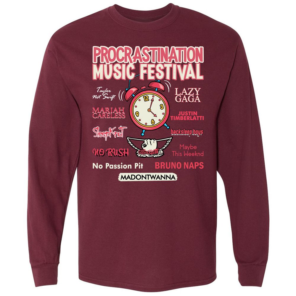 Long Sleeve T-Shirt - STWJ323F - Maroon - 11
