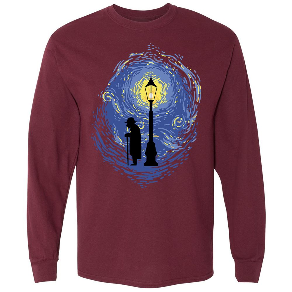 Long Sleeve T-Shirt - LNB64FKB - Maroon - 11