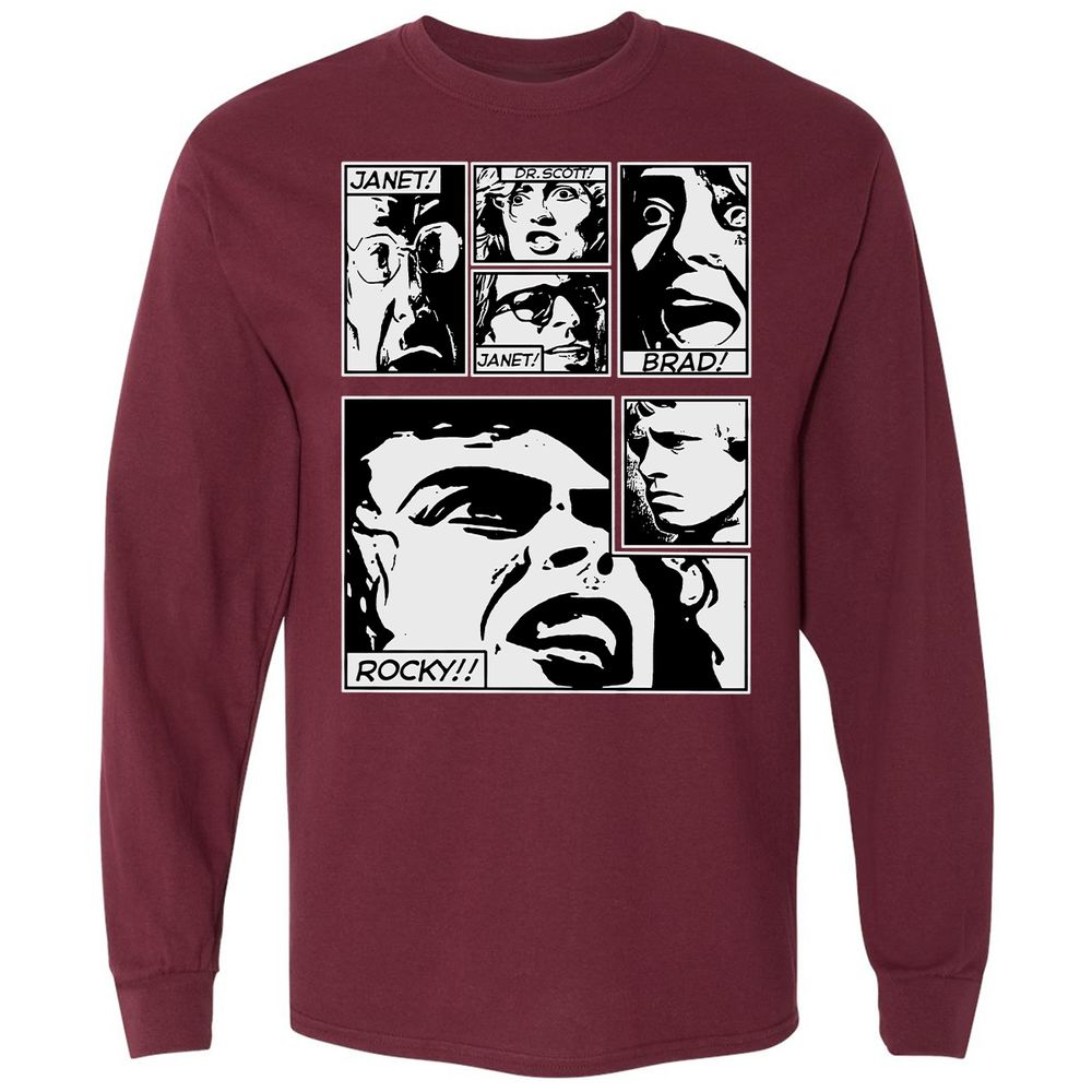 Long Sleeve T-Shirt - ZNYYXZQ1 - Maroon - 11