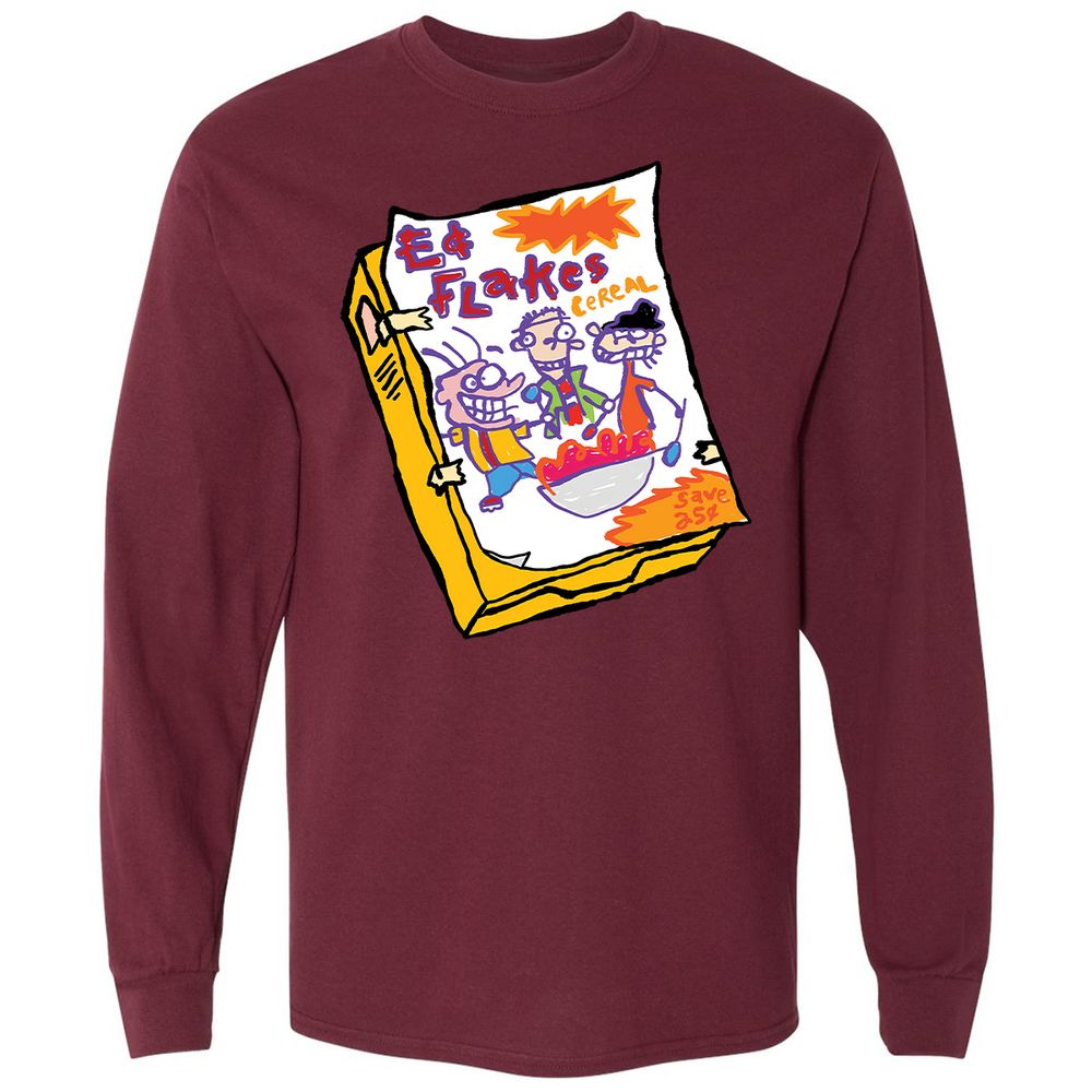 Long Sleeve T-Shirt - 4JN6NNGA - Maroon - 11