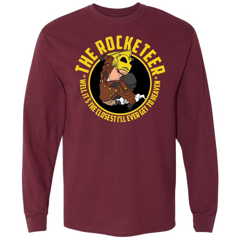 Long Sleeve T-Shirt - 91X8NN2M - Maroon - 11