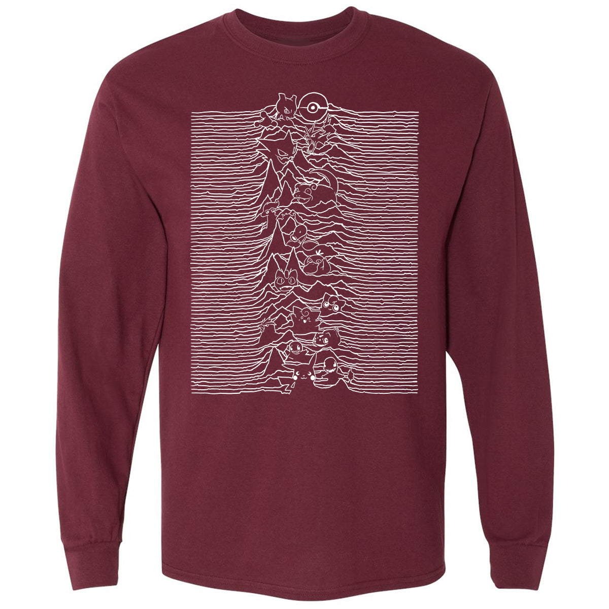 Long Sleeve T-Shirt - YN9ZQEBB - Maroon - 11