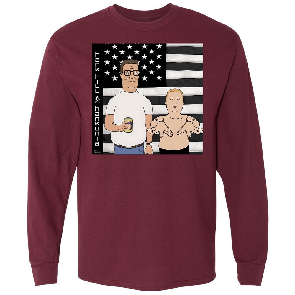 Long Sleeve T-Shirt - J1PK99GZ - Maroon - 11