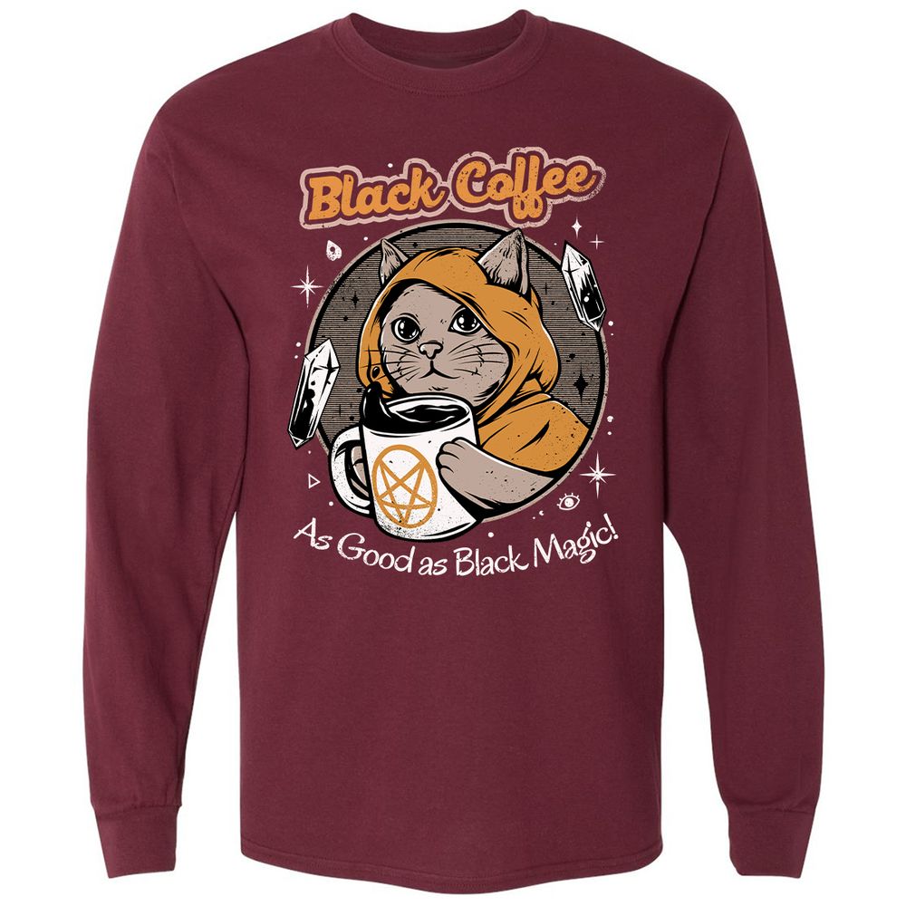 Long Sleeve T-Shirt - FHDZHPJF - Maroon - 11