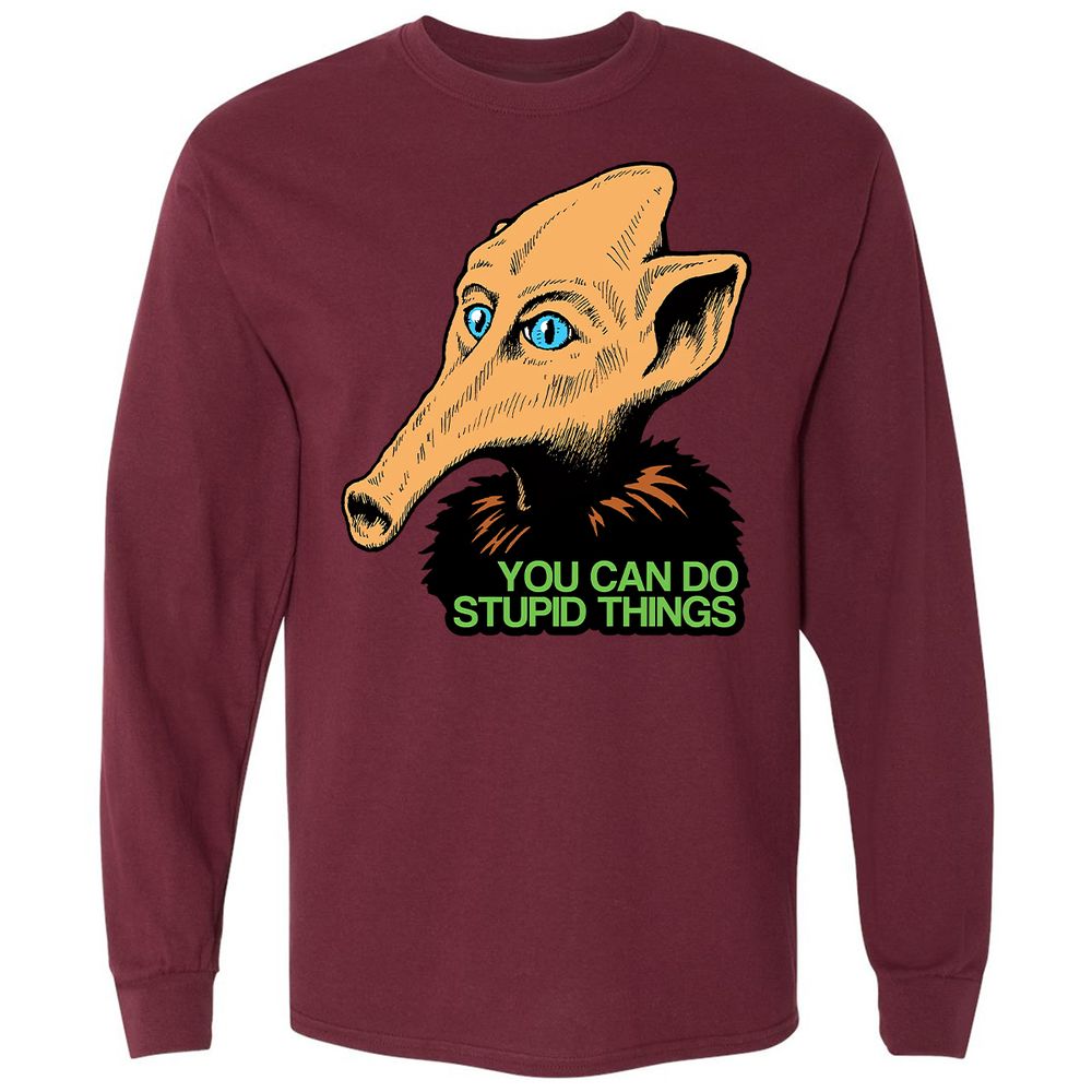 Long Sleeve T-Shirt - 9P98LQPH - Maroon - 11