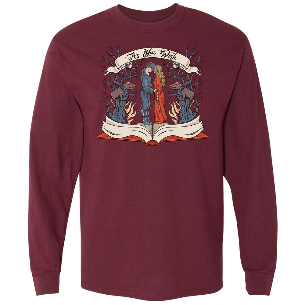 Long Sleeve T-Shirt - LCN8BFZ4 - Maroon - 11