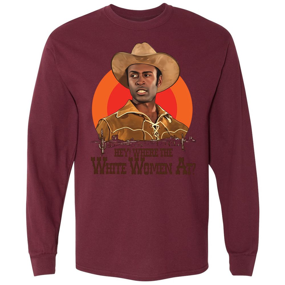 Long Sleeve T-Shirt - R7BMFEQR - Maroon - 11