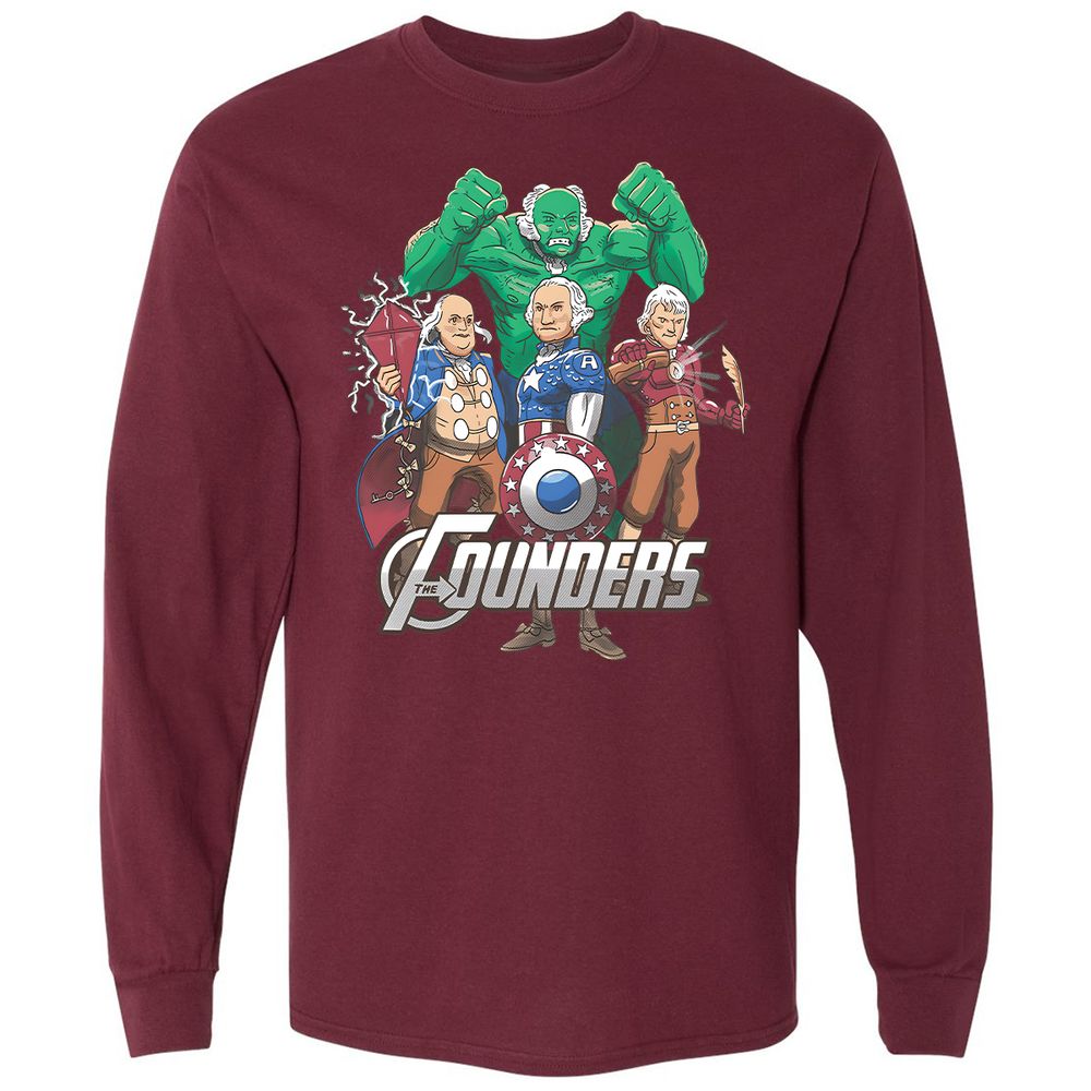 Long Sleeve T-Shirt - 2RTQDS1Z - Maroon - 11