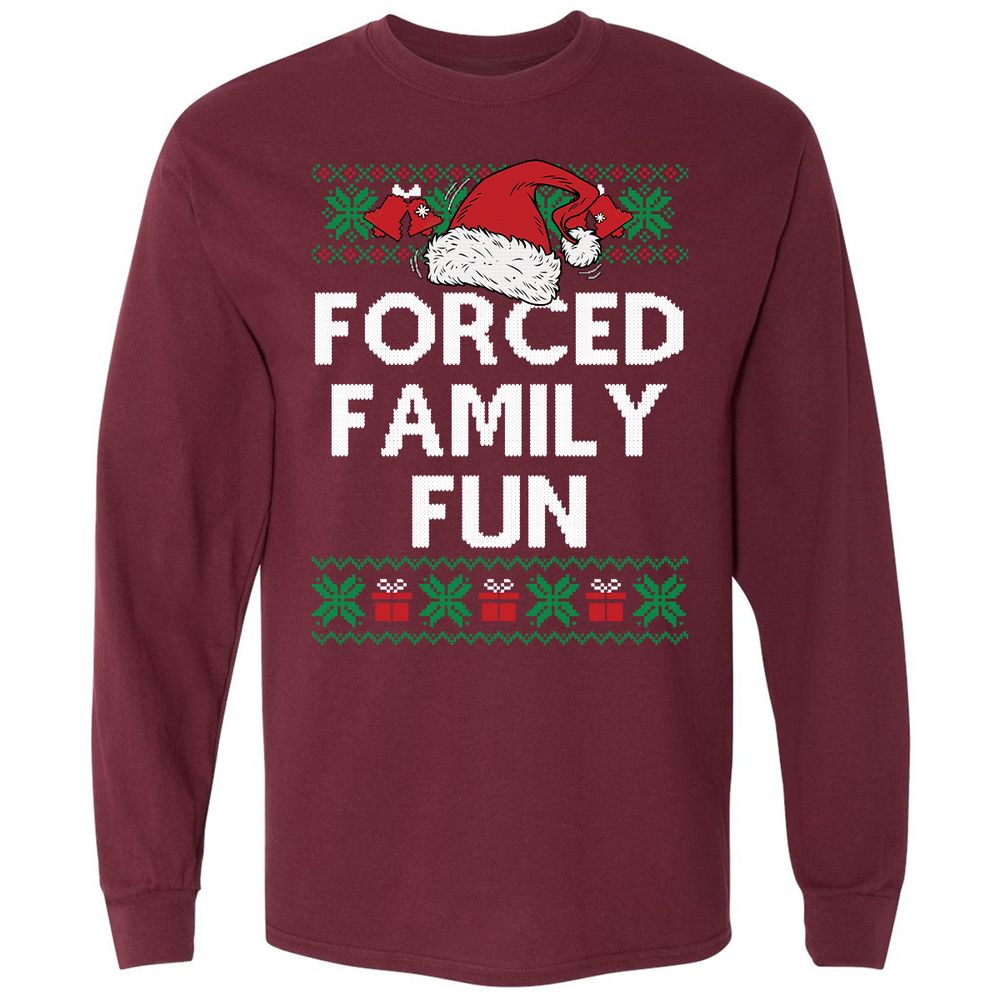 Long Sleeve T-Shirt - VJH2LERA - Maroon - 11