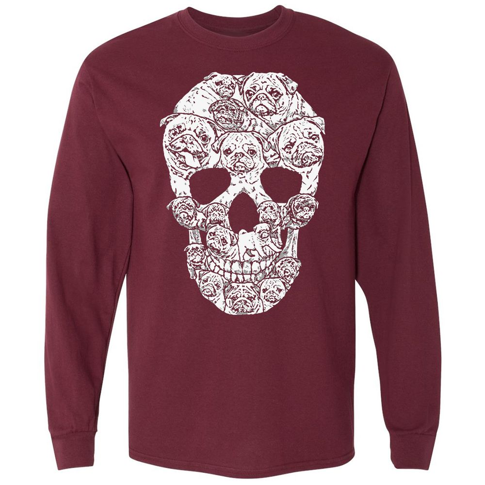 Long Sleeve T-Shirt - U1S839U7 - Maroon - 11
