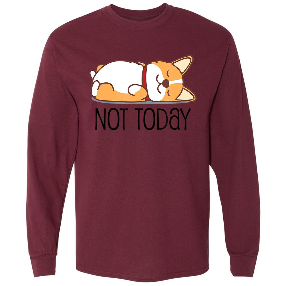 Long Sleeve T-Shirt - 65TBYTP2 - Maroon - 11