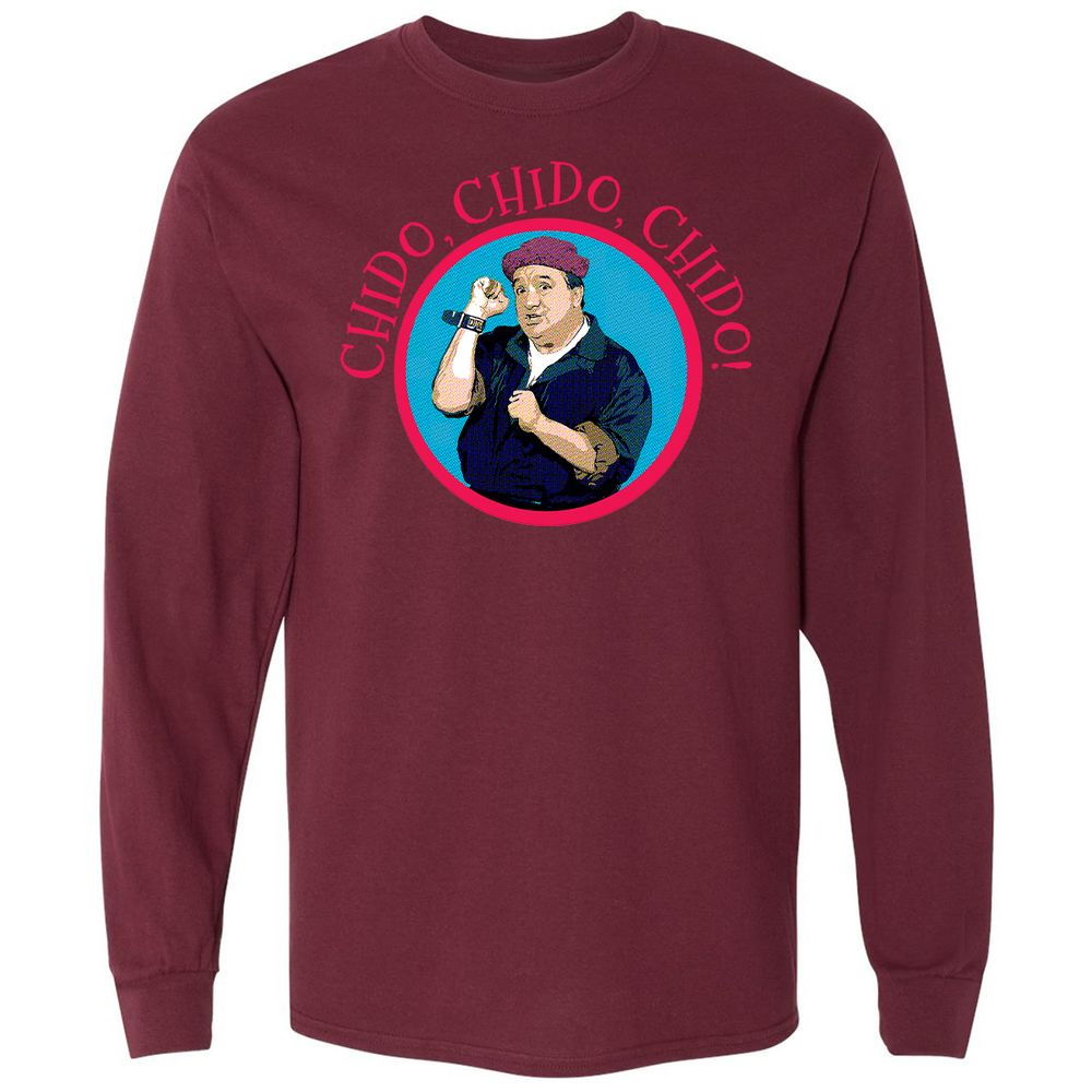 Long Sleeve T-Shirt - MRJ5VE5S - Maroon - 11