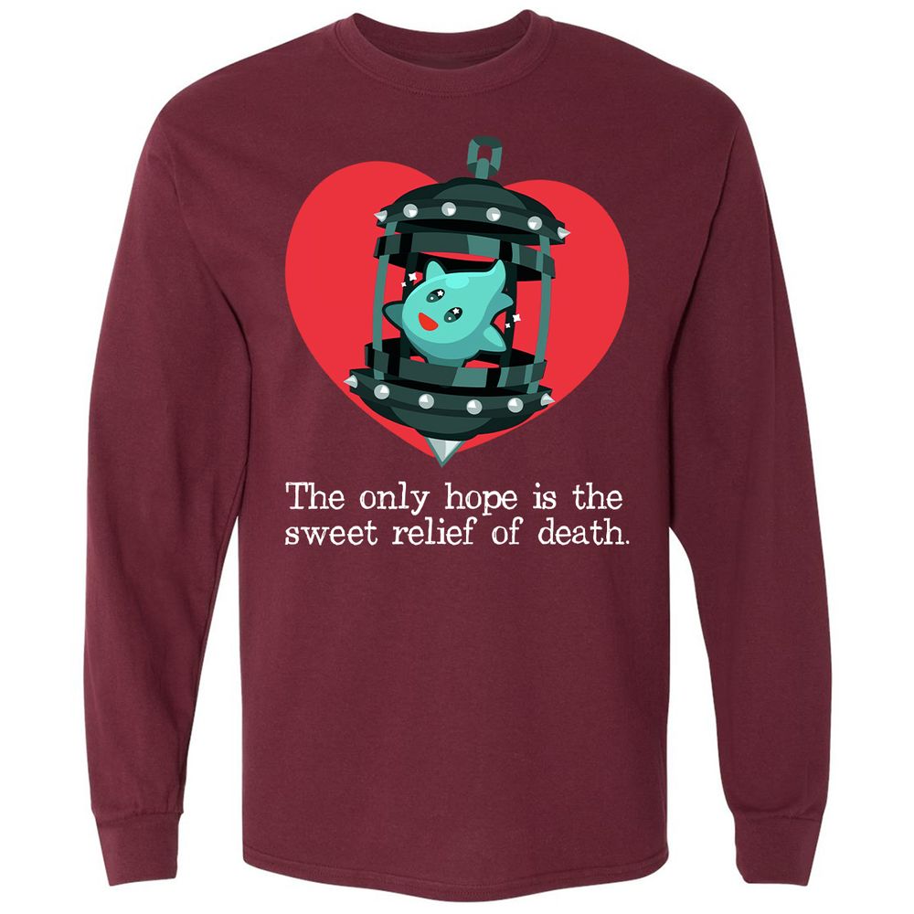 Long Sleeve T-Shirt - CPRVMSJ8 - Maroon - 11