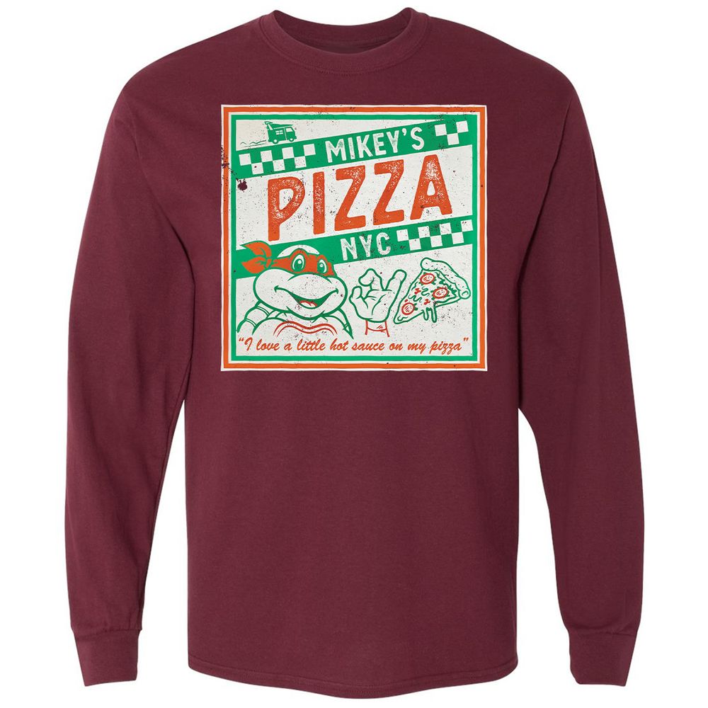 Long Sleeve T-Shirt - QAPTPJNL - Maroon - 11