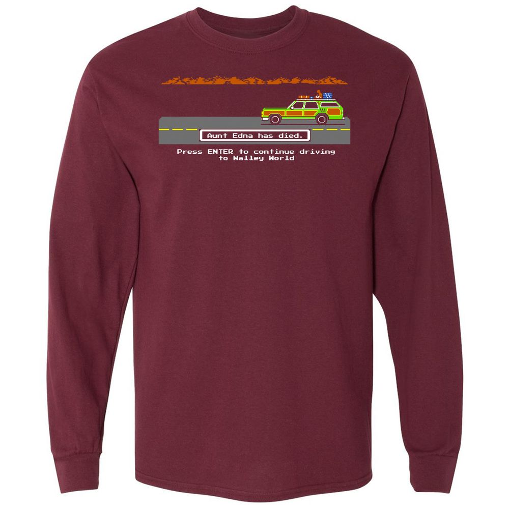 Long Sleeve T-Shirt - 3MU34587 - Maroon - 11