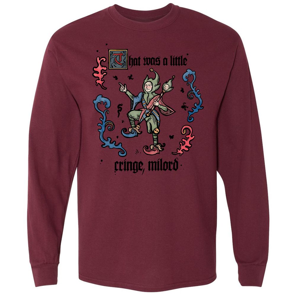 Long Sleeve T-Shirt - PS57T5NN - Maroon - 11