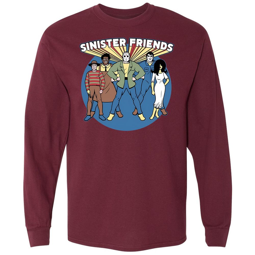 Long Sleeve T-Shirt - UL4ZN86C - Maroon - 11