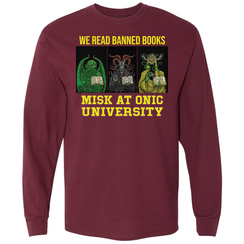 Long Sleeve T-Shirt - S7XJ4RUN - Maroon - 11