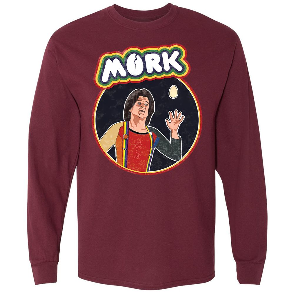 Long Sleeve T-Shirt - 7VWLLKFY - Maroon - 11