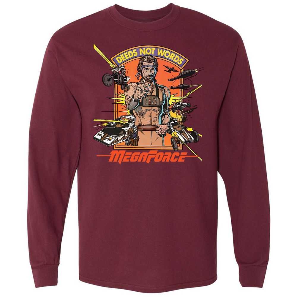 Long Sleeve T-Shirt - LJN53ERW - Maroon - 11