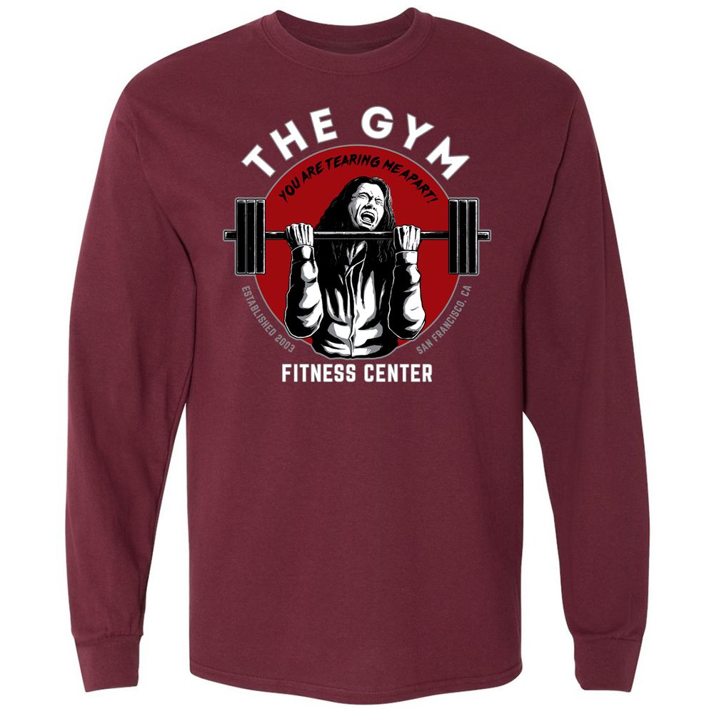 Long Sleeve T-Shirt - YKT4RAA6 - Maroon - 11
