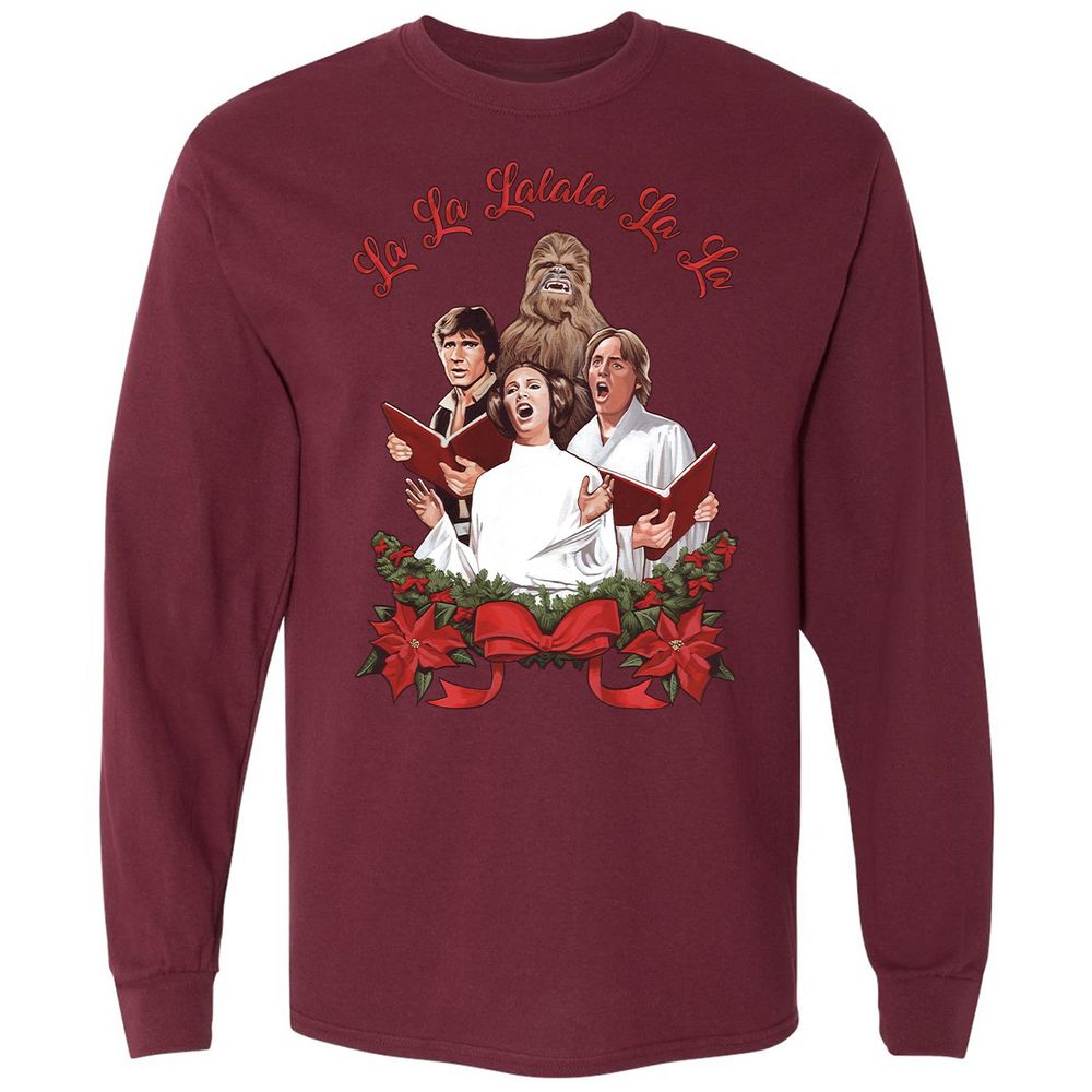 Long Sleeve T-Shirt - H3C1LZTH - Maroon - 11