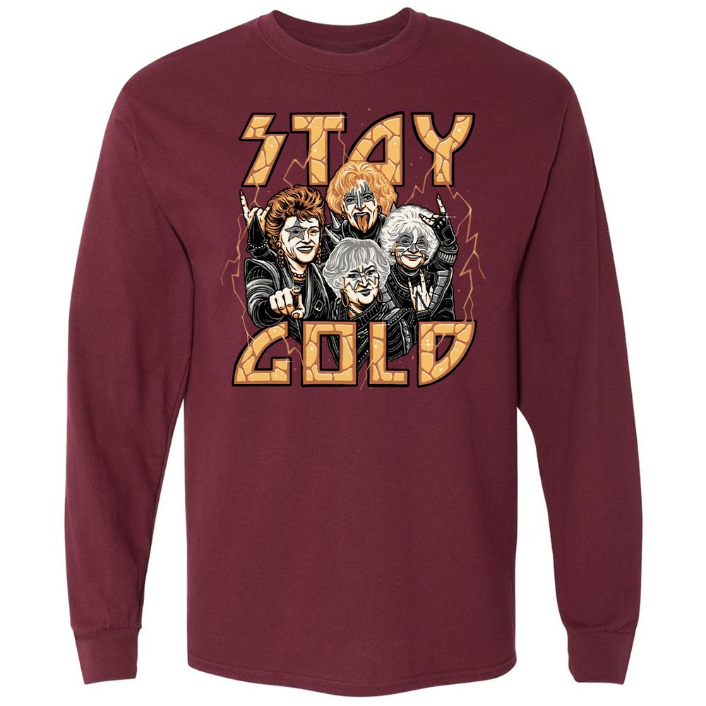 Long Sleeve T-Shirt - JLTG77RZ - Maroon - 11