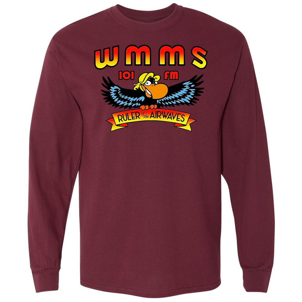 Long Sleeve T-Shirt - 1BBBZL2R - Maroon - 11