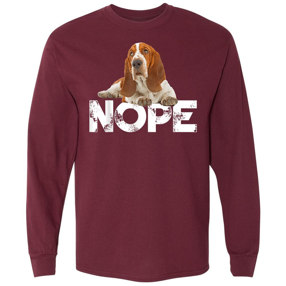 Long Sleeve T-Shirt - 9AKNSAR9 - Maroon - 11