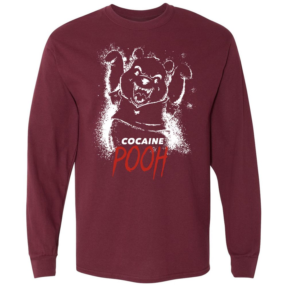 Long Sleeve T-Shirt - T77W48Q2 - Maroon - 11