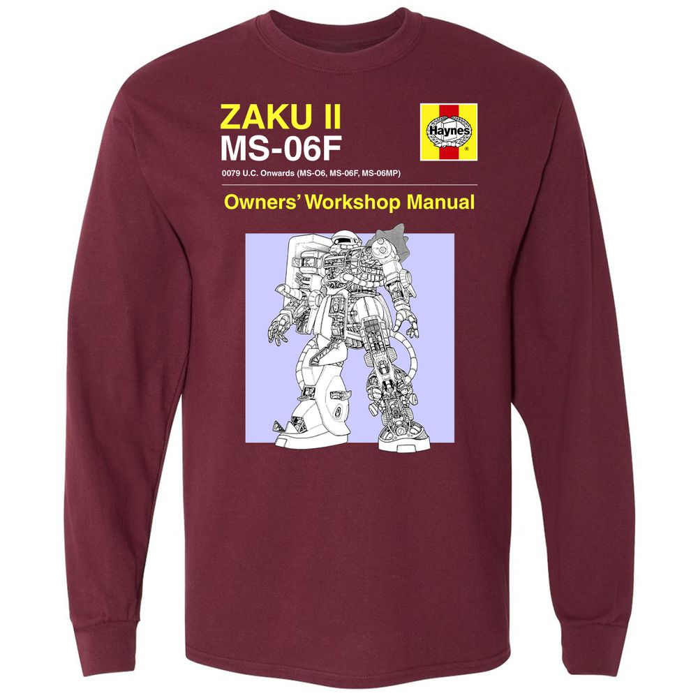Long Sleeve T-Shirt - 5TK24E99 - Maroon - 11
