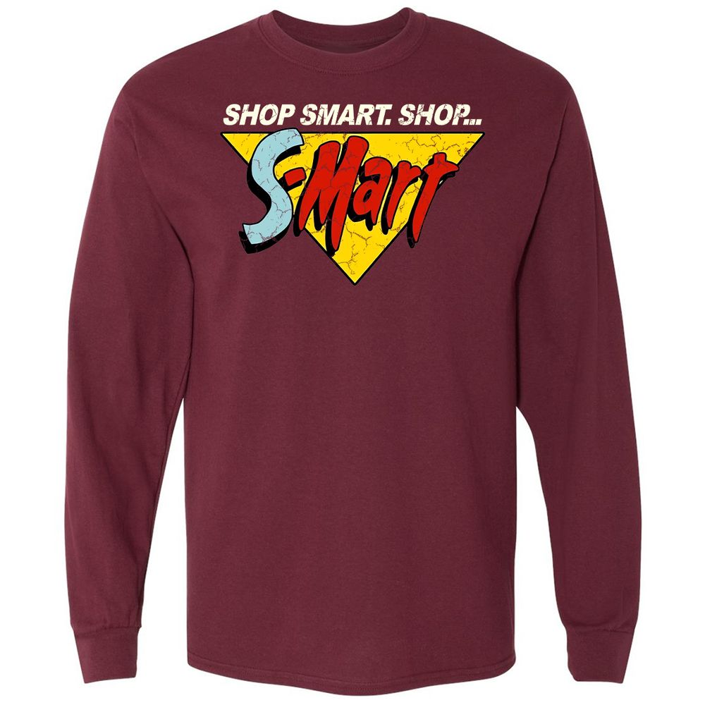 Long Sleeve T-Shirt - WMWGZ5ES - Maroon - 11