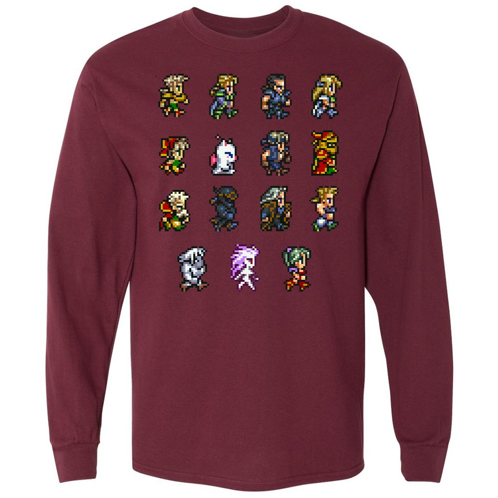 Long Sleeve T-Shirt - GE77SPY4 - Maroon - 11
