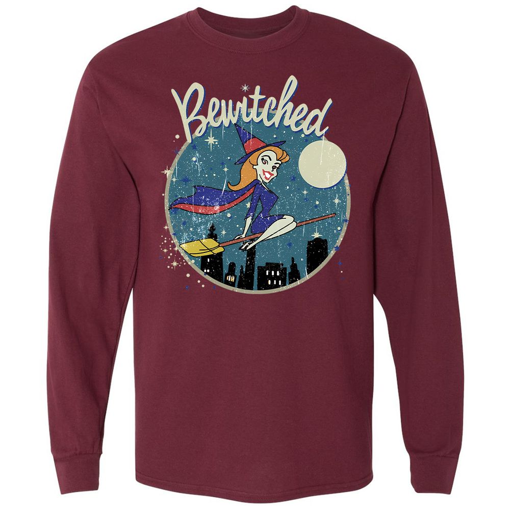 Long Sleeve T-Shirt - A9F4D1M8 - Maroon - 11