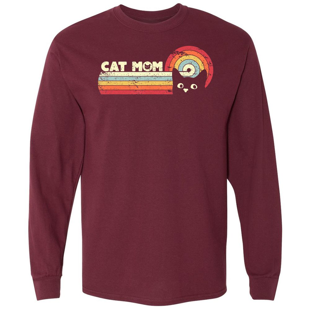 Long Sleeve T-Shirt - GCV2KSH6 - Maroon - 11