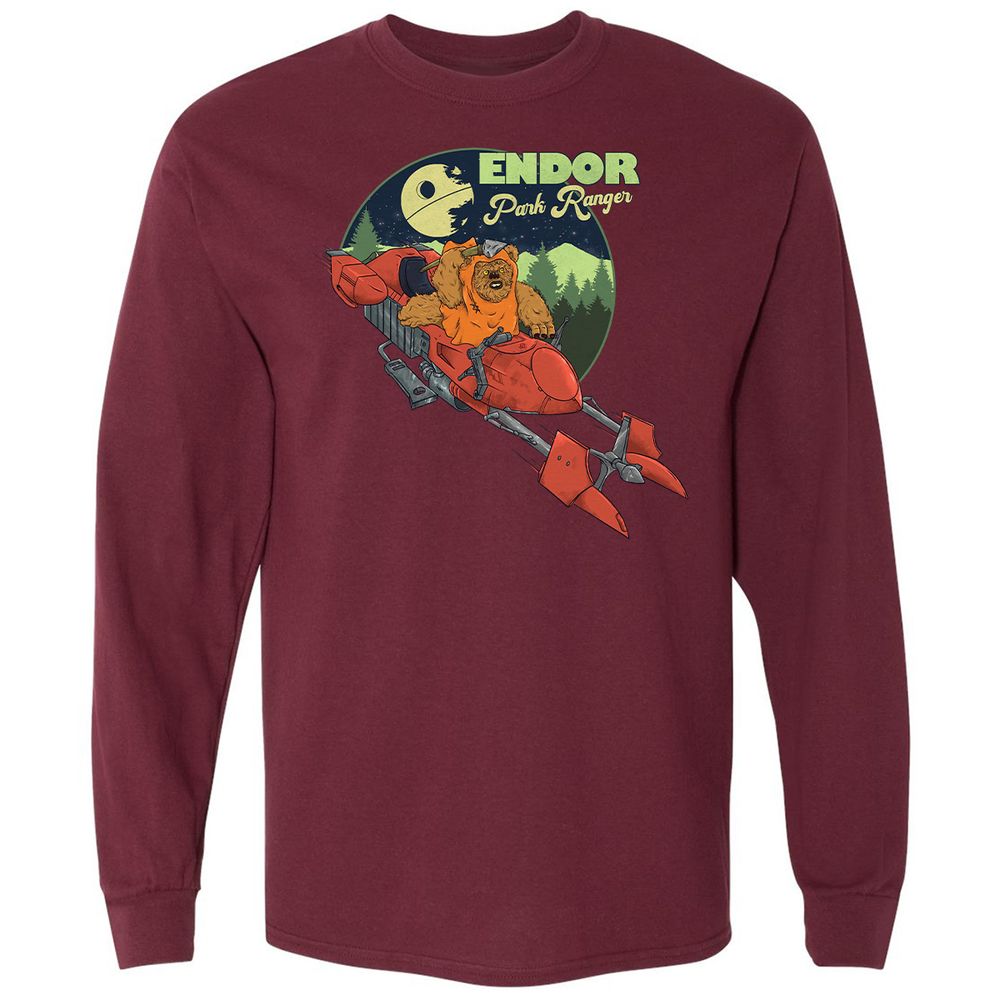 Long Sleeve T-Shirt - FAR6ELM2 - Maroon - 11