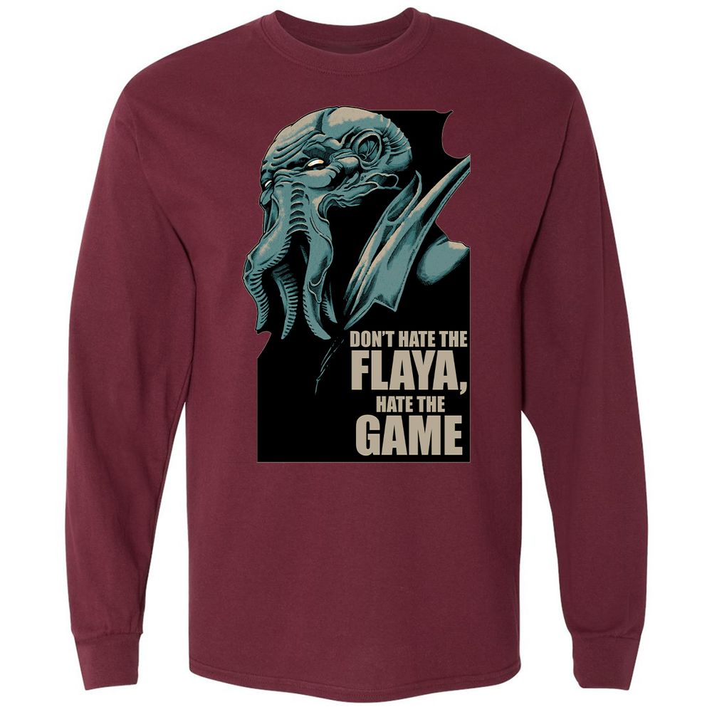 Long Sleeve T-Shirt - FJTVGFS6 - Maroon - 11