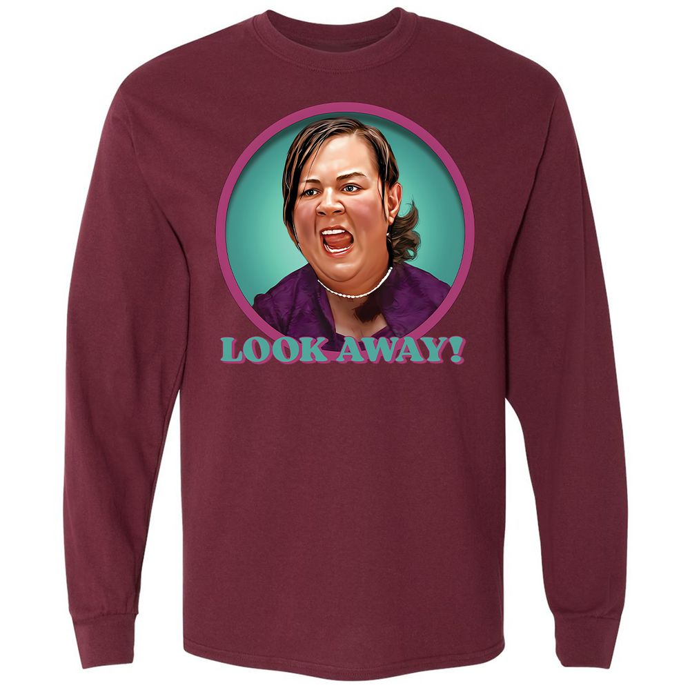 Long Sleeve T-Shirt - 83NJV3DZ - Maroon - 11