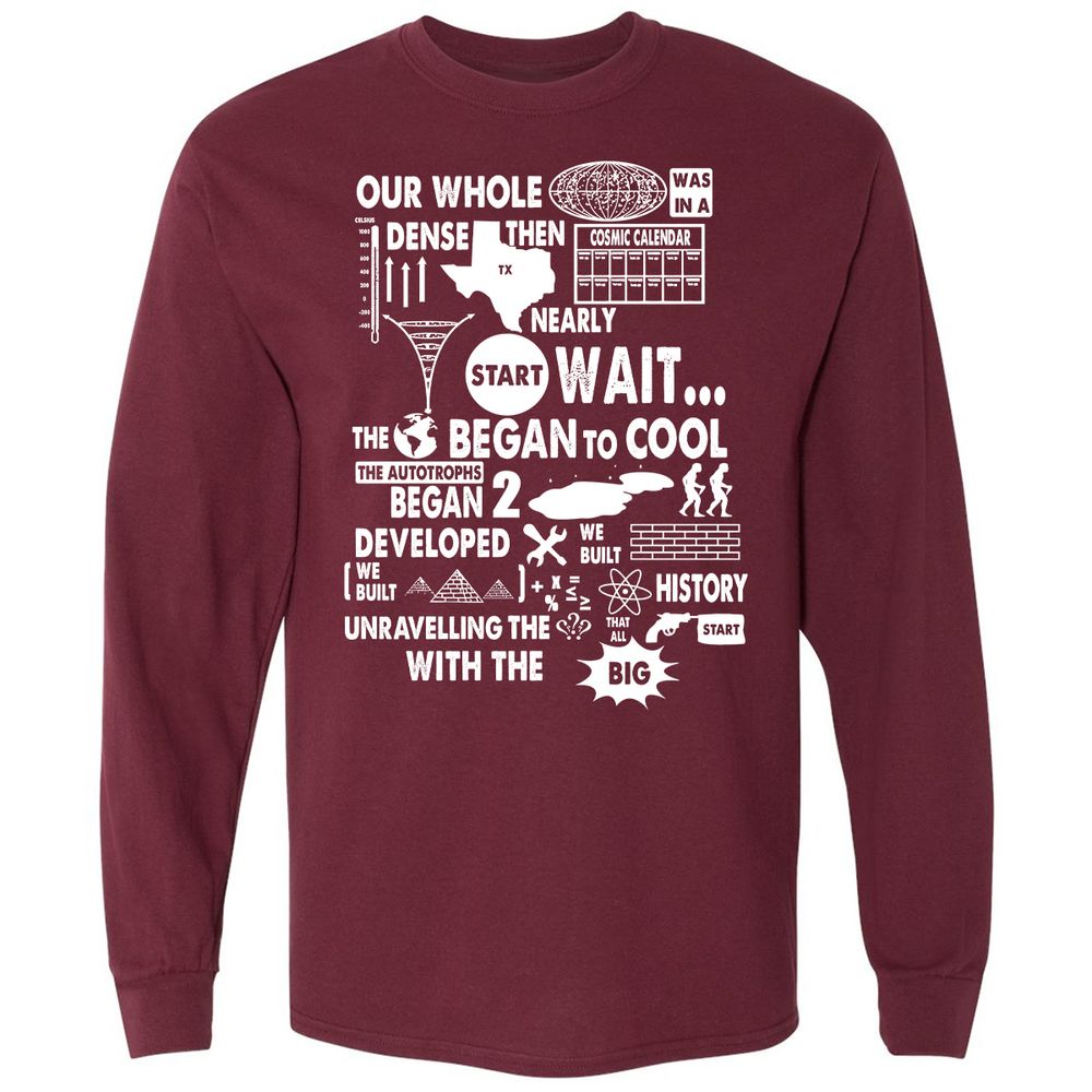 Long Sleeve T-Shirt - 26KAP983 - Maroon - 11