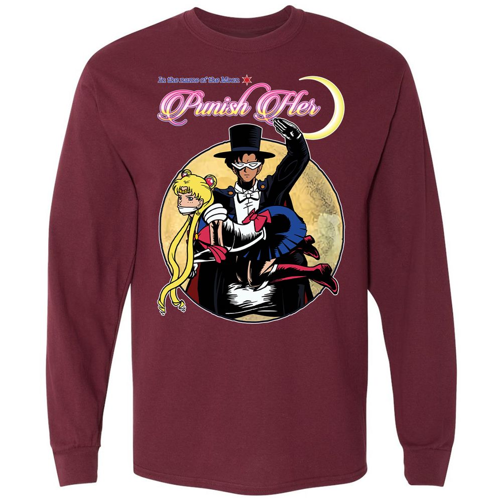Long Sleeve T-Shirt - 7849RV1Q - Maroon - 11